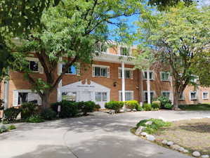 View of front facade with brick siding