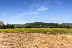 Mountain view featuring rural landscape