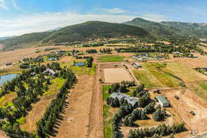 View of rural area with a water and mountain view