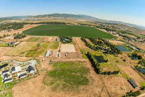 View of rural area featuring a water and mountain view