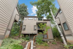 Rear view of property