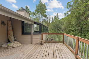 View of deck