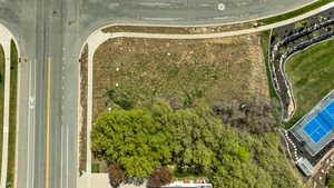 Aerial overview of property's location