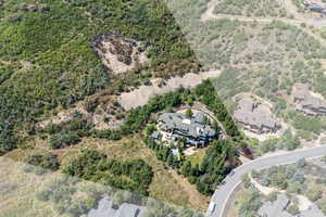Aerial view of property and surrounding area
