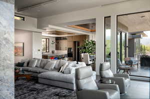 View of living area