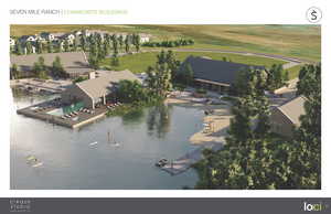 Bird's eye view of a large body of water