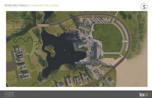 Aerial overview of property's location