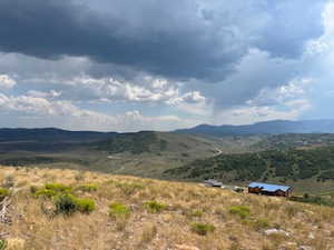 Mountain view featuring rural landscape
