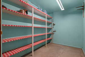 View of storage room