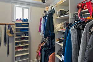 Large Walk-In Closet in Master Suite