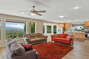 Second Level Living Area With More Views and Private Deck