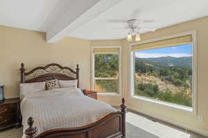 Second Level Master Bedroom With Walk Out To Private Deck