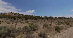 View of nature with a desert landscape and rural landscape