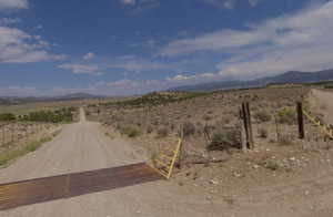 View of mountain background featuring rural landscape and a desert landscape