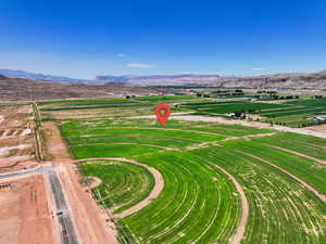 Bird's eye view of mountains