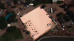 Aerial overview of property's location