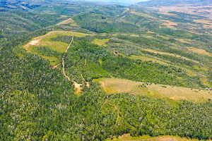 Aerial view of mountains