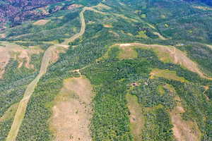 Aerial overview of property's location