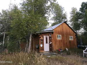 View of outbuilding