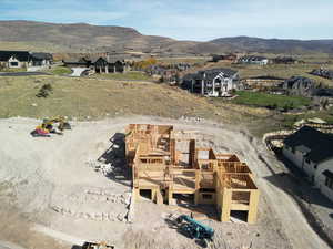 Aerial view of mountains
