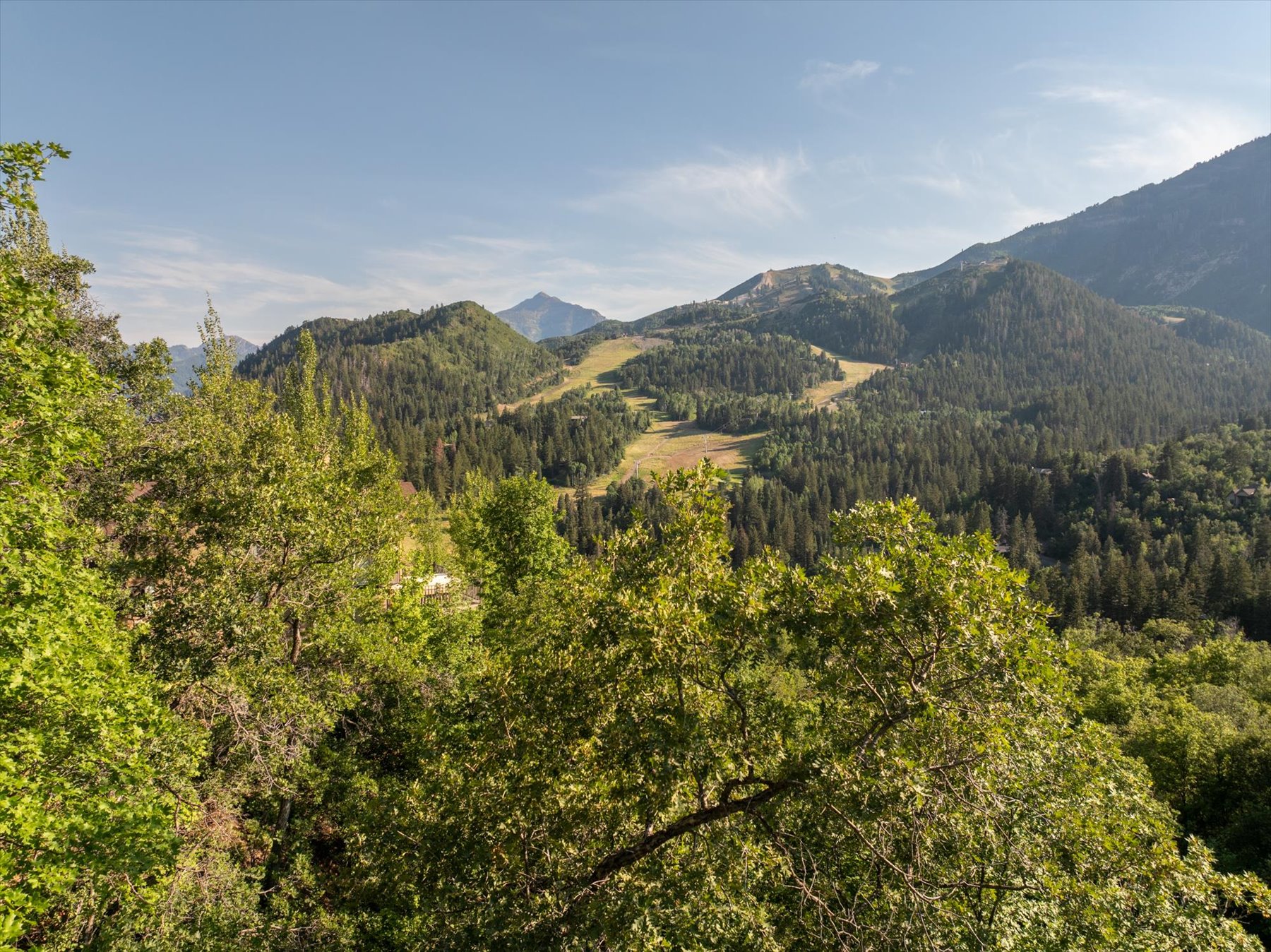 Views of the ski runs at Sundance Resort