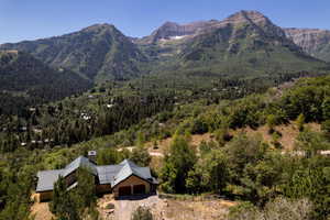 Views of the front of the home and Sundance Resort