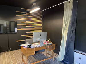 Office featuring carpet floors