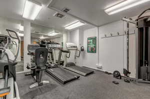 View of exercise room
