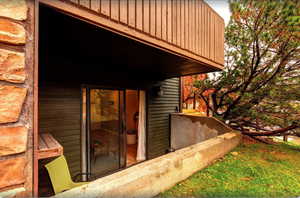 View of exterior entry