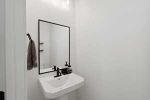 Bathroom featuring a sink