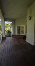 Amazing deck area off main level kitchen.