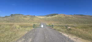 View of Legacy Ranch Gate lot 53 is directly to the left of the gate.