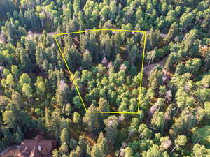 View of property location featuring property parcel outlined