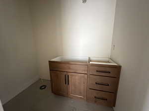 View of 1/2 bath on main floor