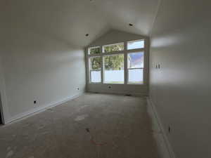 Master Bedroom with Vaulted Ceilings