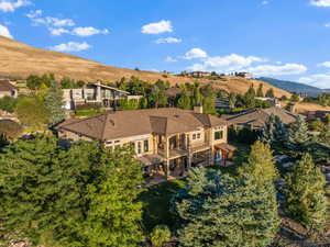 Bird's eye view of mountains