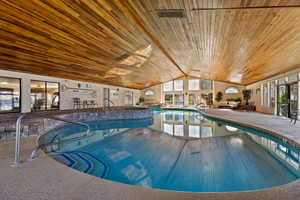 Heated Indoor Pool, Lots of Lounge Chairs