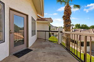Large Balcony with Storage Room