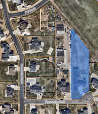 Map / location with property parcel outlined