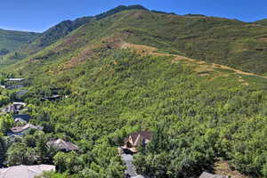 Aerial view of mountains