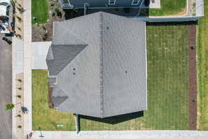 Aerial view of property and surrounding area