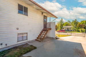 Back porch/side porch entry