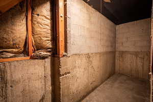 Very large cold storage under the porch