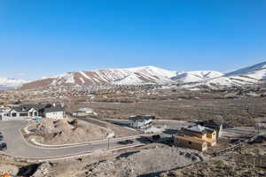 View of mountain backdrop