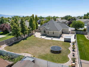 Aerial view of residential area Fully Fenced
