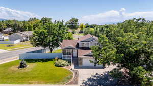 Aerial view of property and surrounding area