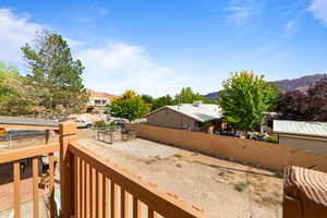 Deck view from Primary Bedroom