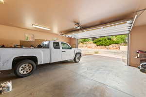 2-car garage with extra depth and width