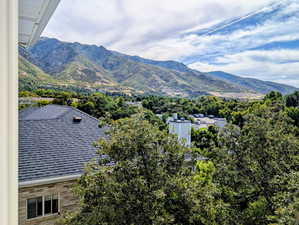 View of mountain background