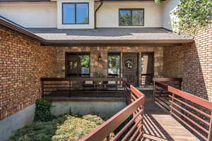 Contemporary style entry